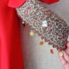 Ensemble de Vêtements Traditionnels pour Femmes Perses en Rouge
