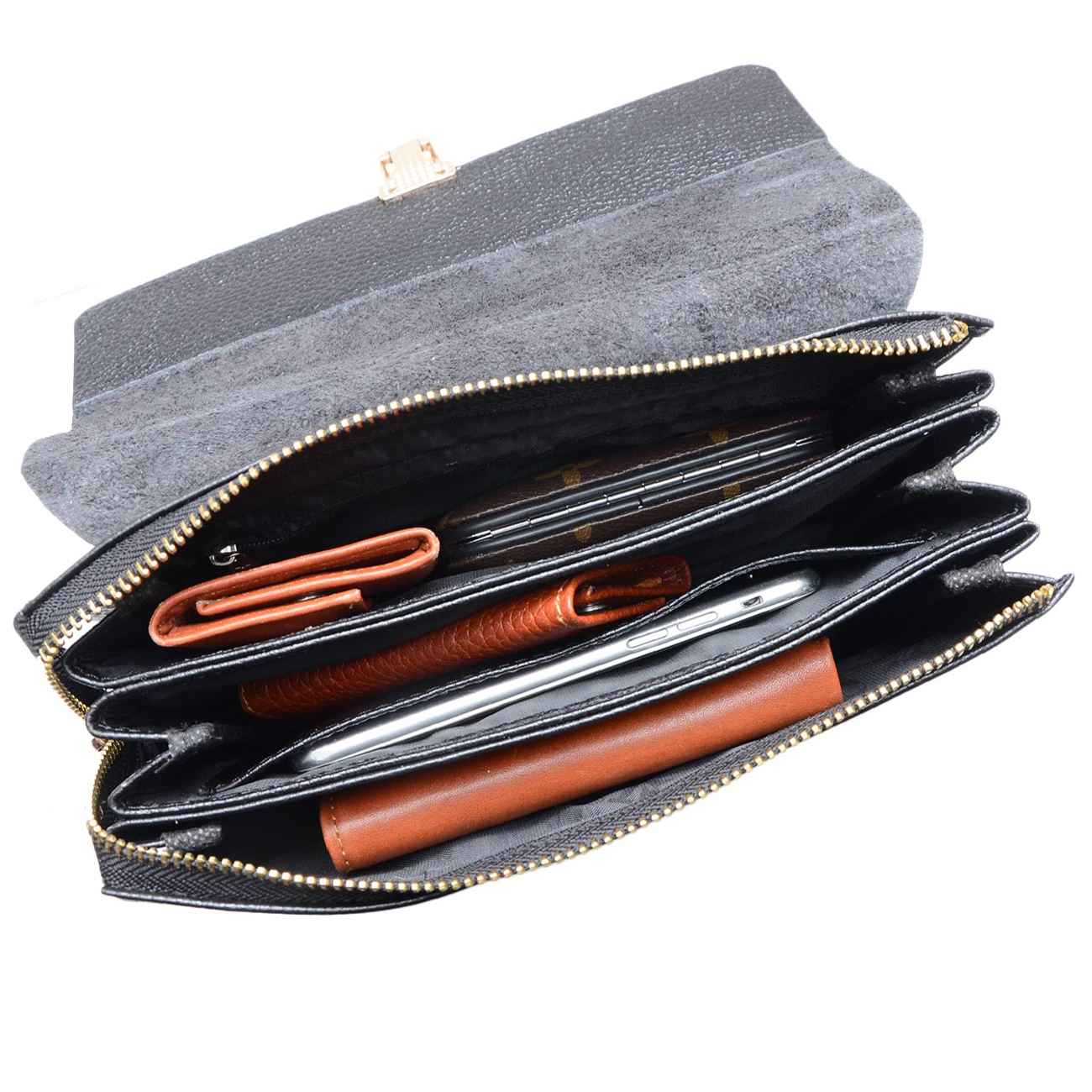 Sac à main en cuir persan, luxe et fonctionnalité pour hommes