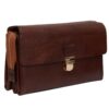 Sac à main en cuir persan, luxe et fonctionnalité pour hommes