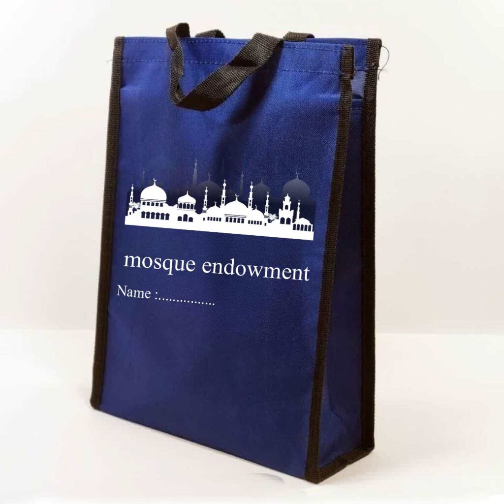 Sac à Chaussures de Mosquée Personnalisable – Pack de 100