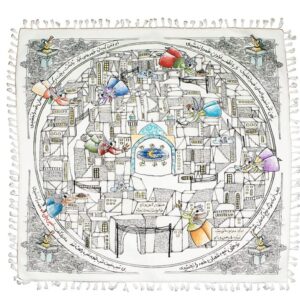 Nappe Islamique Ramadan – Décor de Maison Musulmane avec Motifs Traditionnels pour Iftar et Célébrations de l’Aïd