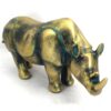 Figurine décorative de rhinocéros - Accent décoratif pour la maison