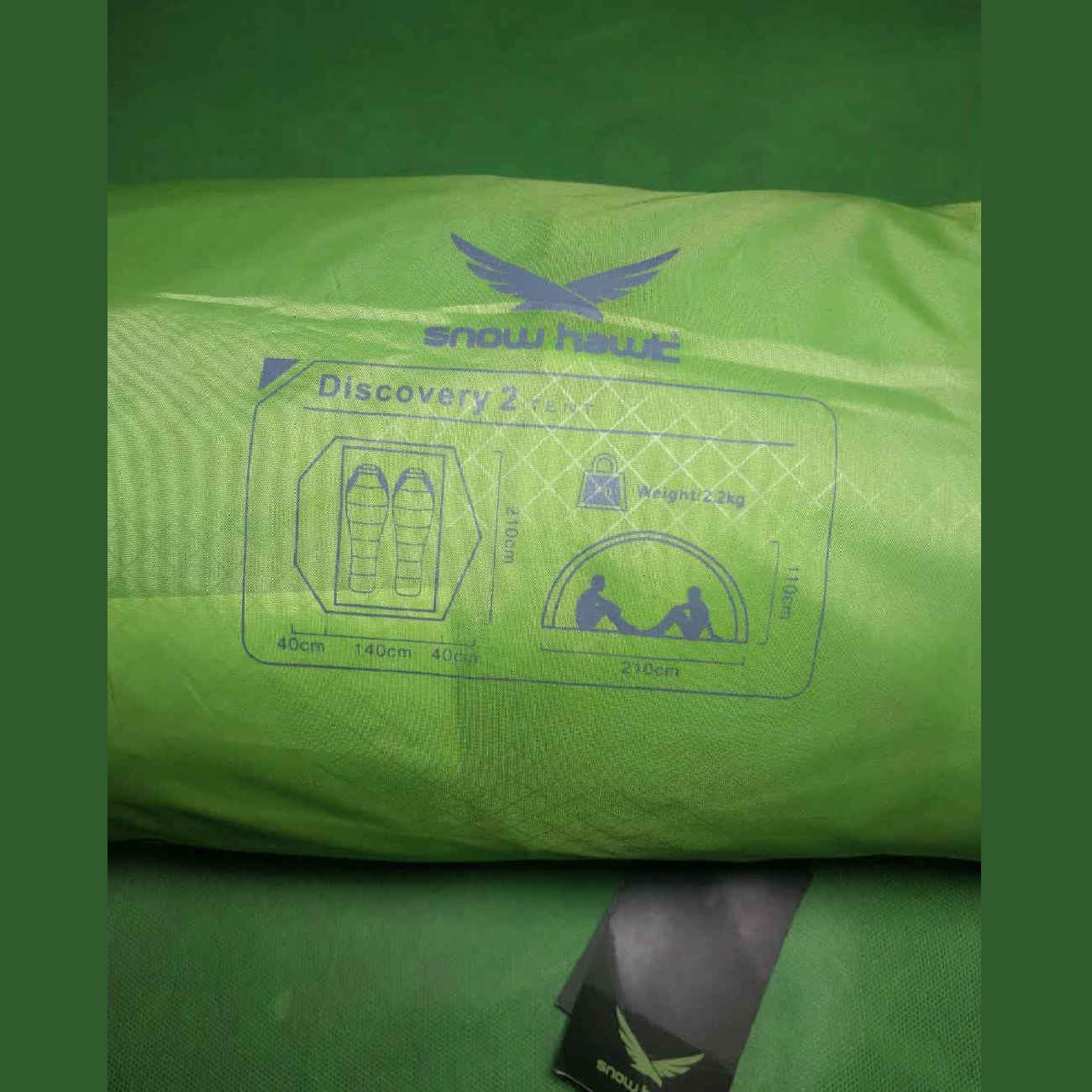 Tente de Camping Snow Hawk pour 3 Personnes Imperméable avec Montage Facile