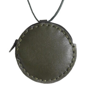 Pochette Taweez pour le cou – Porte-amulette en cuir naturel – Accessoire authentique pour le cou