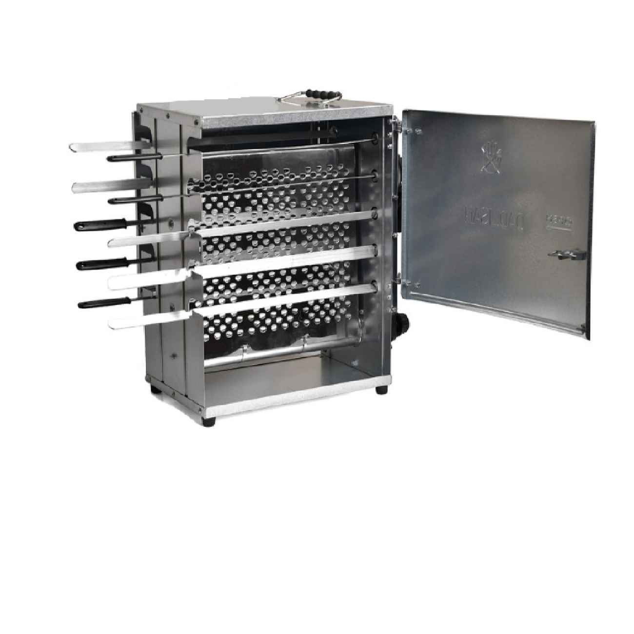 Machine à Grill pour Kebab Verticale avec Support de Brûleur à 20 Brochettes
