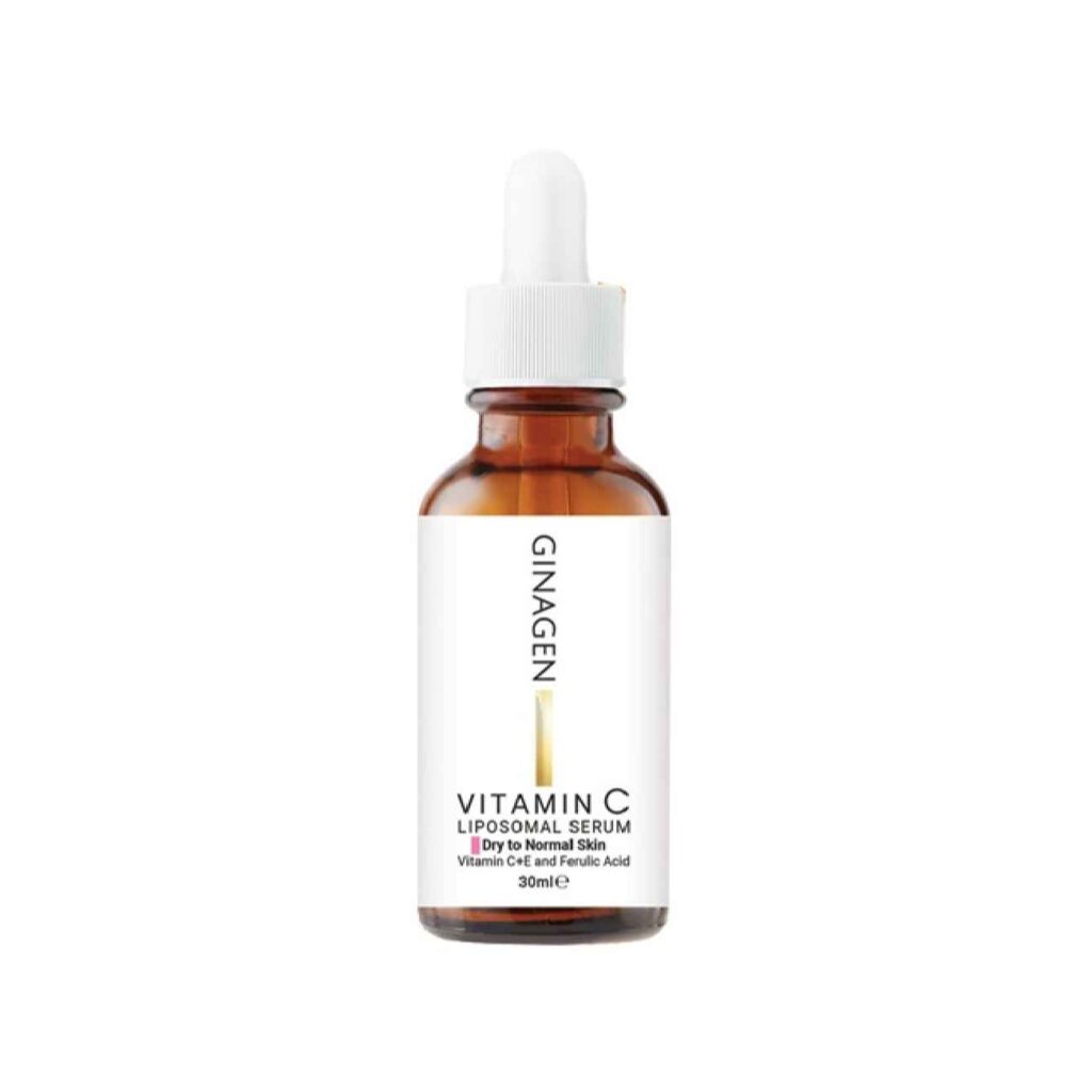 Sérum anti-rides à la vitamine C pour peau sèche à normale par Ginagen 30 ml