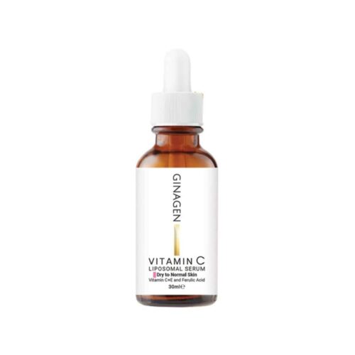 Sérum anti-rides à la vitamine C pour peau sèche à normale par Ginagen 30 ml