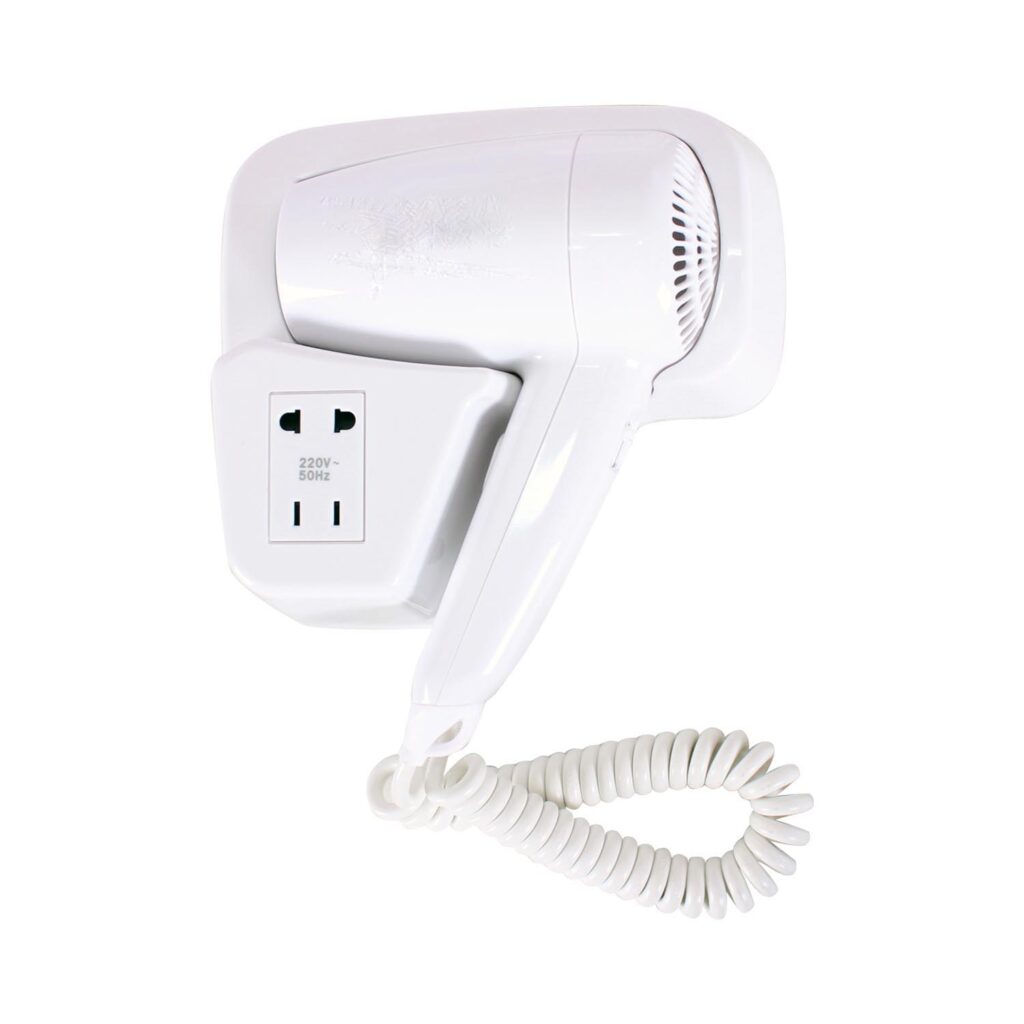 Wall-Mounted Hair Dryer Model G32 with Heat & Speed Setting