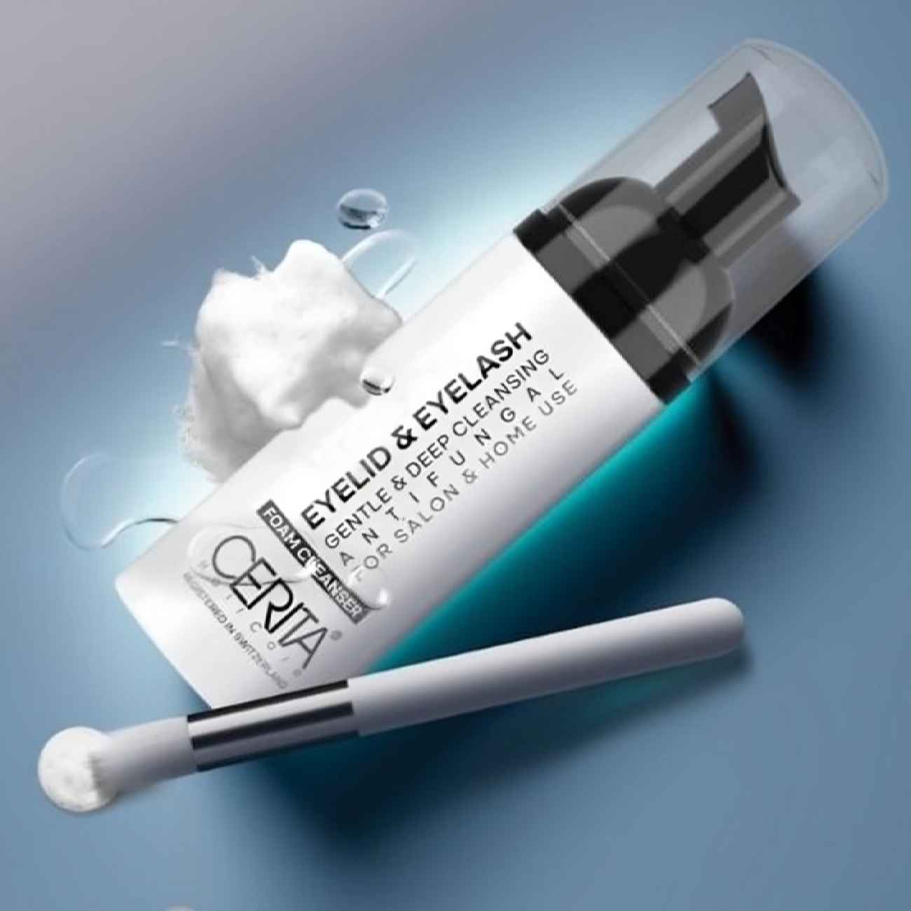 Nettoyant doux pour sourcils et paupières Cerita – Anti-fongique