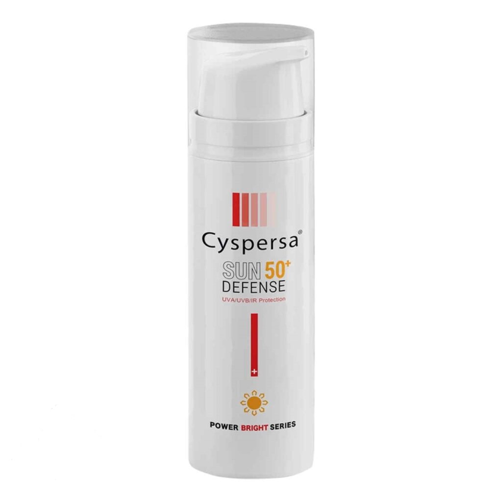 Fluide Solaire Cyspersa SPF 50 : Incolore, Anti-Taches, 50 ml - Convient à Tous Types de Peau