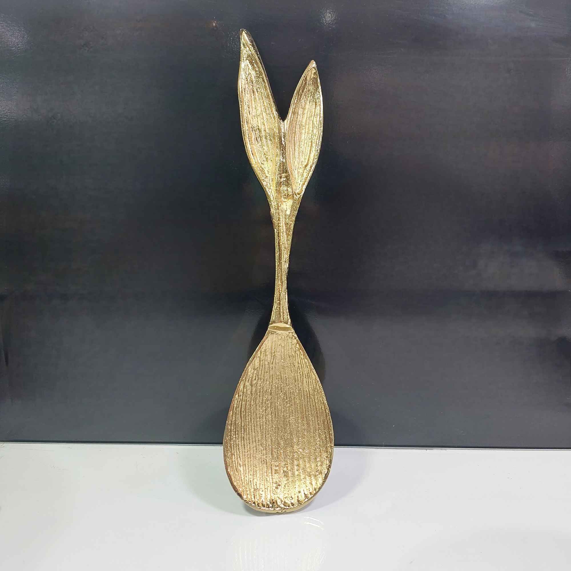 Cuillère de service à noix motif queue de poisson