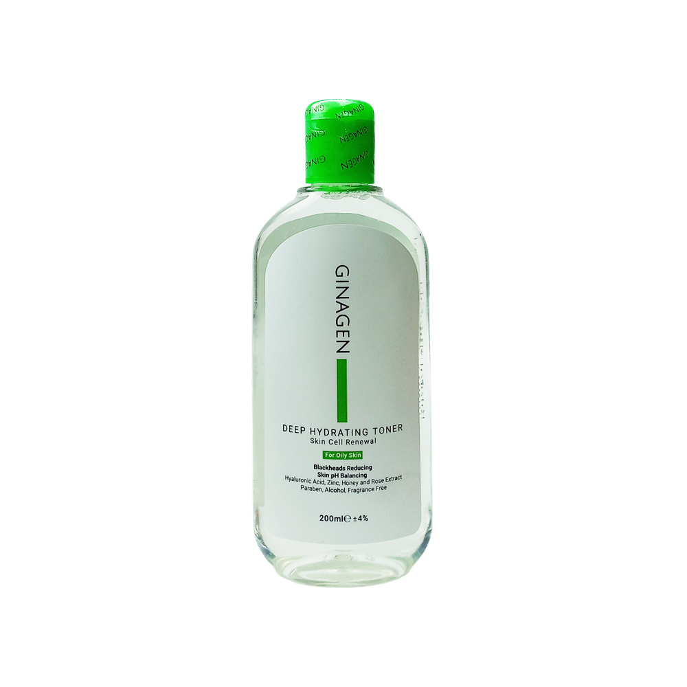 Tonique Hydratant Profond Ginagen pour Peau Grasse - Hydratation Intensive