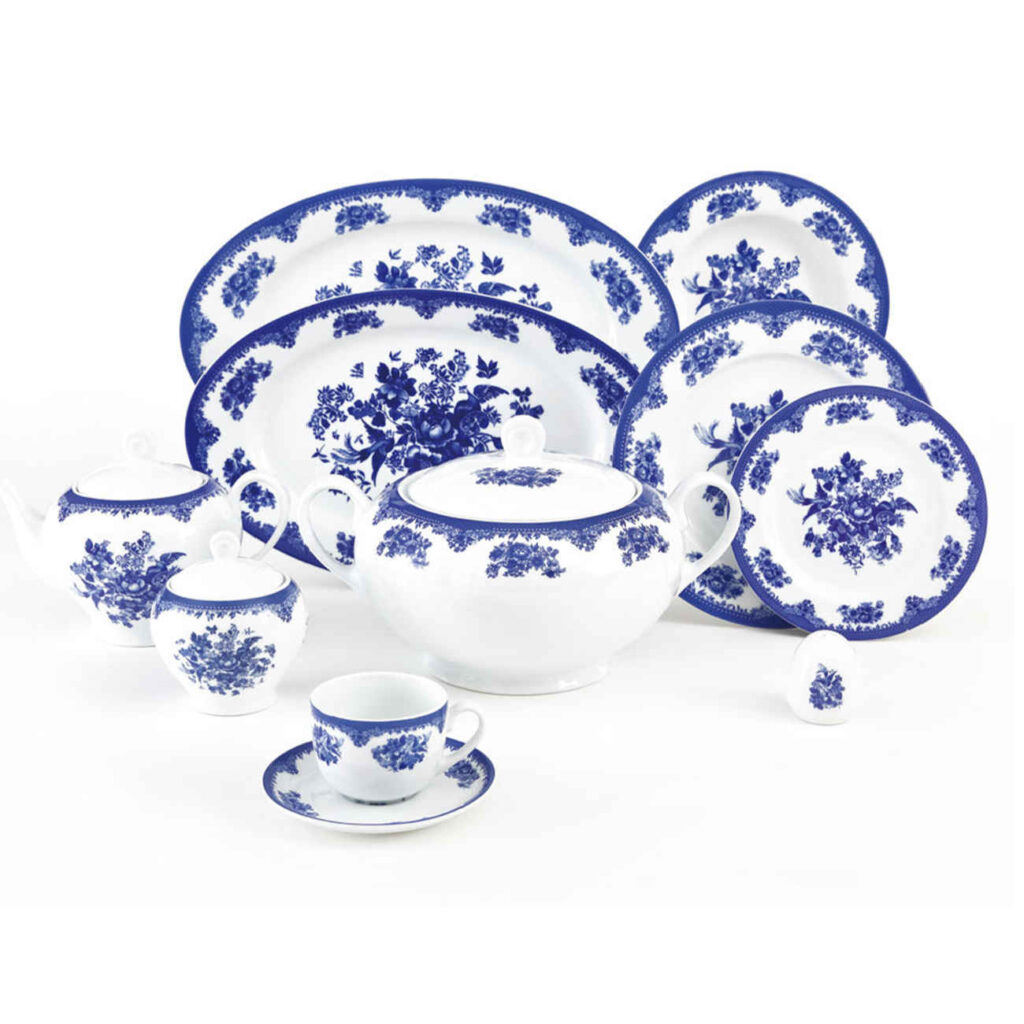 Service de table iranien 102 pièces en porcelaine de Zarrin Iran