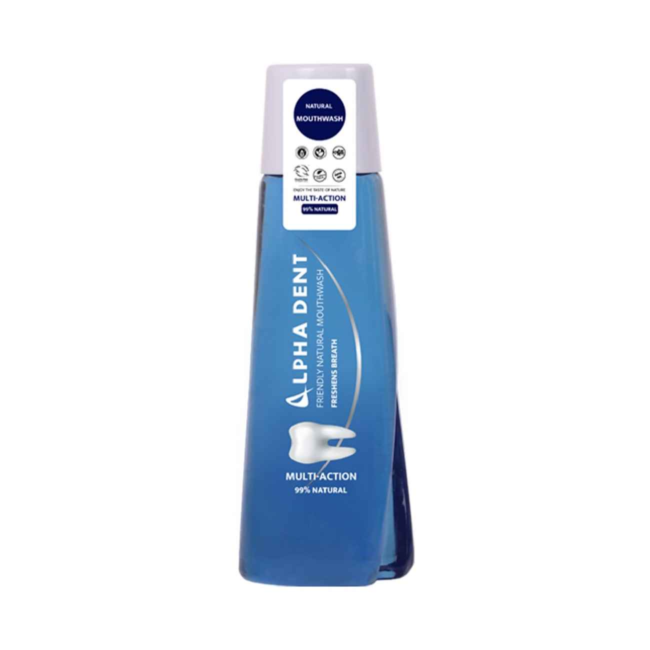 AlphaDent Natural Alcohol-Free & Fluoride-Free Mouthwash - Multi Action (x2)