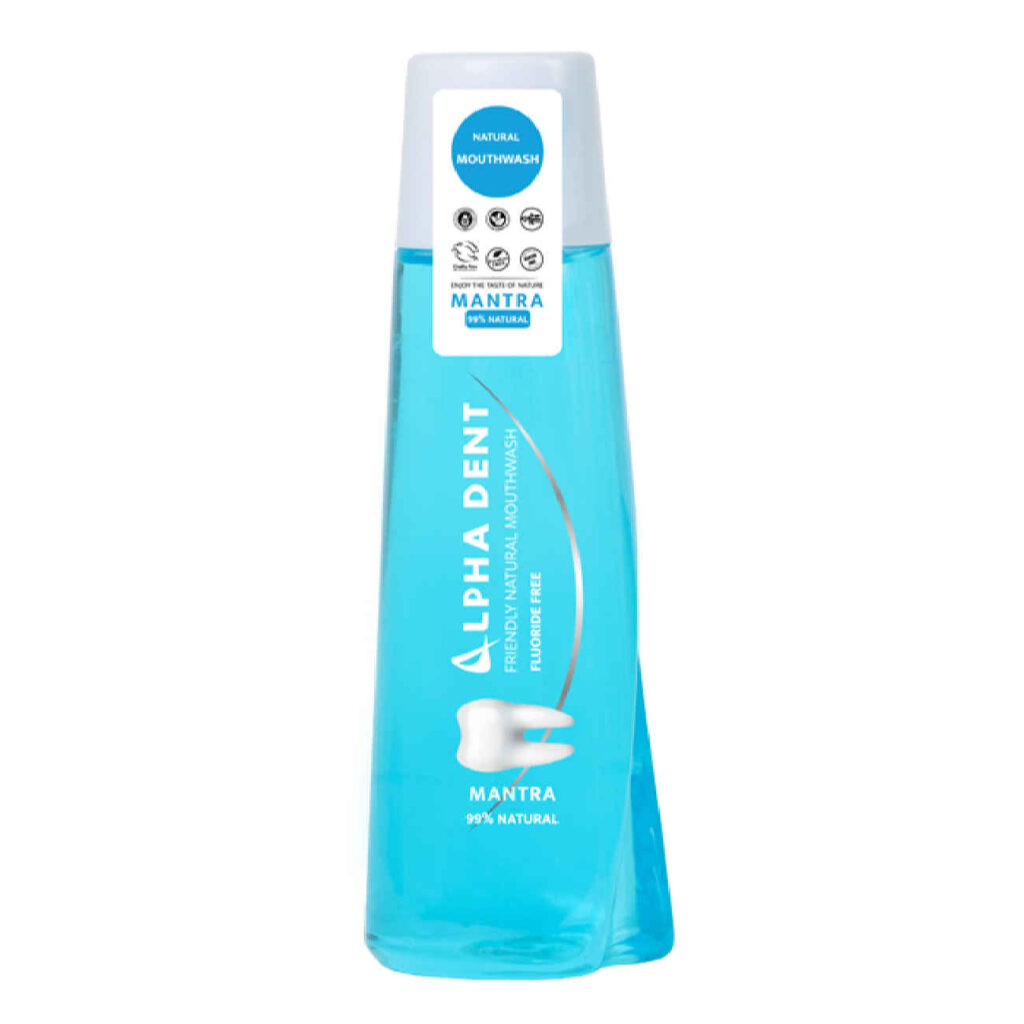 Bain de bouche naturel AlphaDent sans alcool et sans fluor – Mantra (x2)