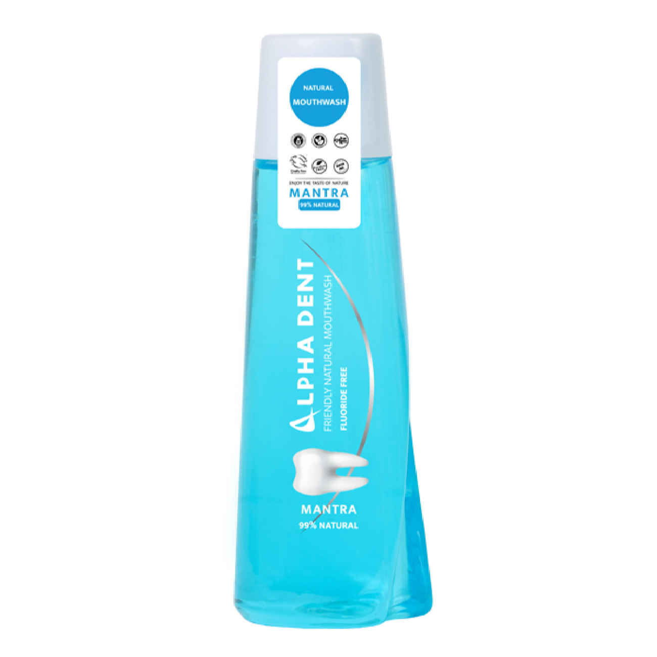 Bain de bouche naturel AlphaDent sans alcool et sans fluor – Mantra (x2)