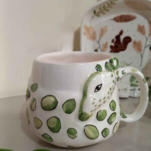 Tasse en céramique artisanale – Design Cerf