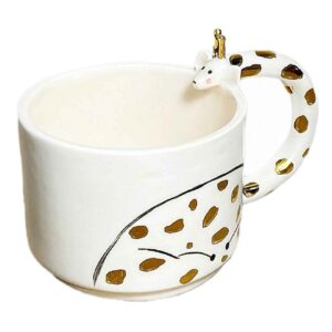 Tasse en céramique artisanale – Design Girafe