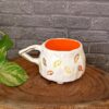 Tasse en céramique artisanale - Design Feuille