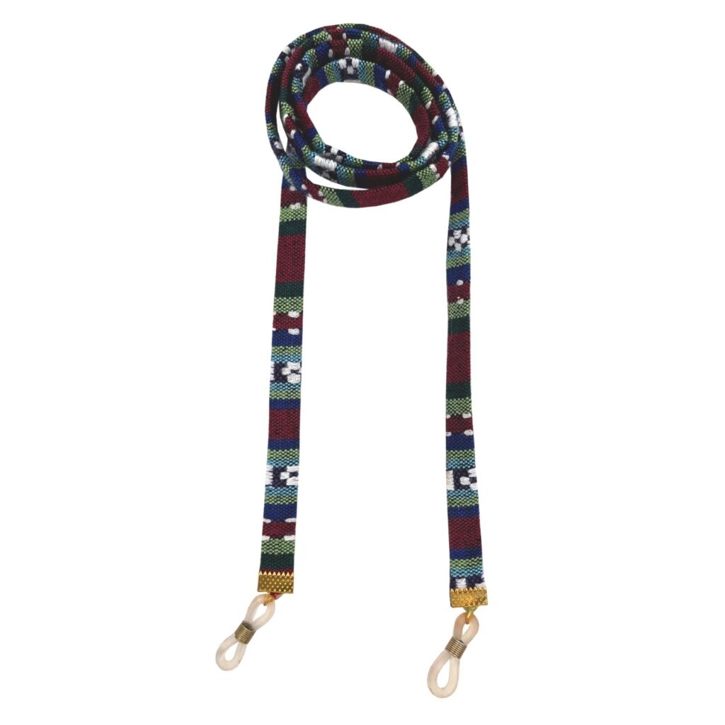Sangle de lunettes artisanale avec design bohème