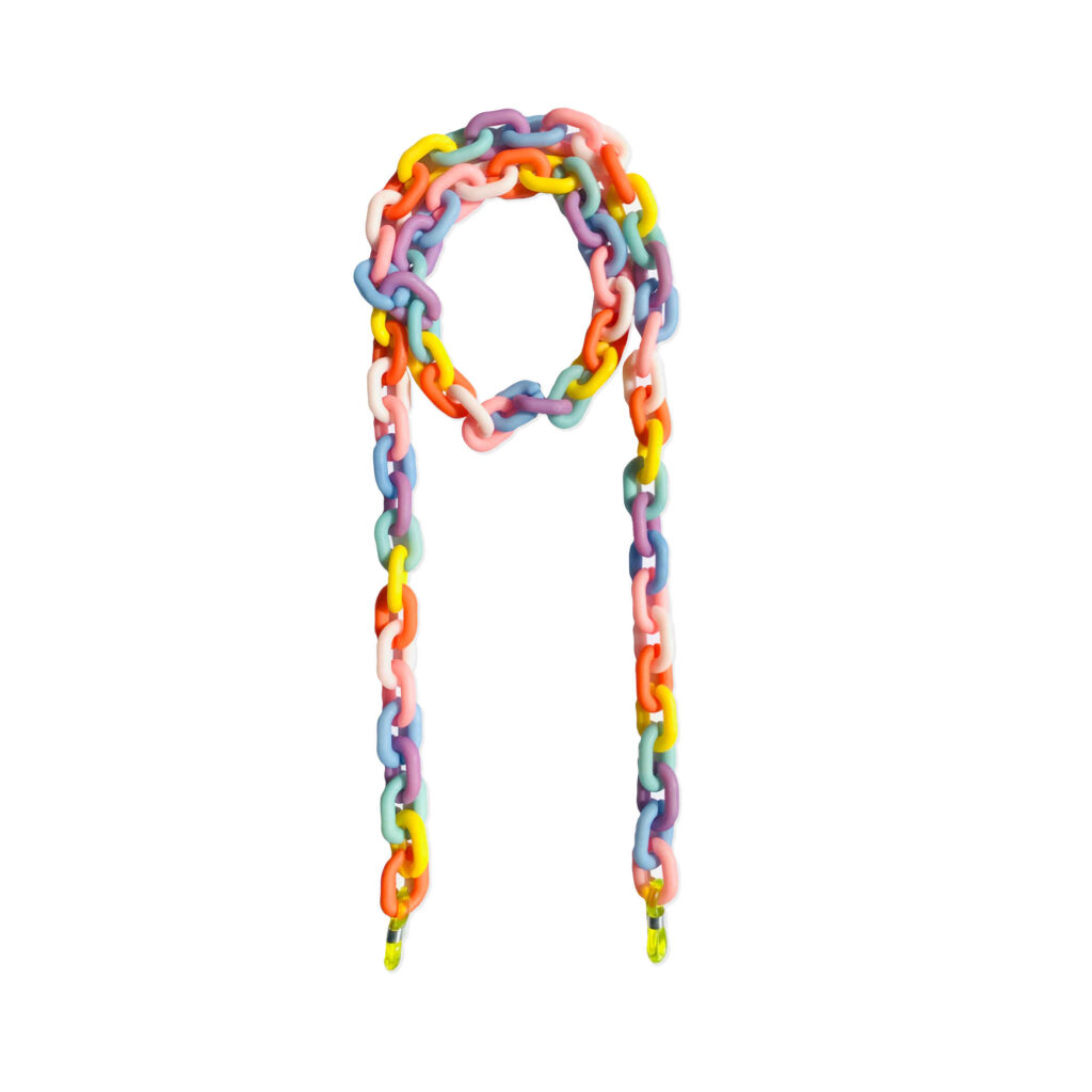 Sangle de lunettes artistique avec design chaîne chic & luxe