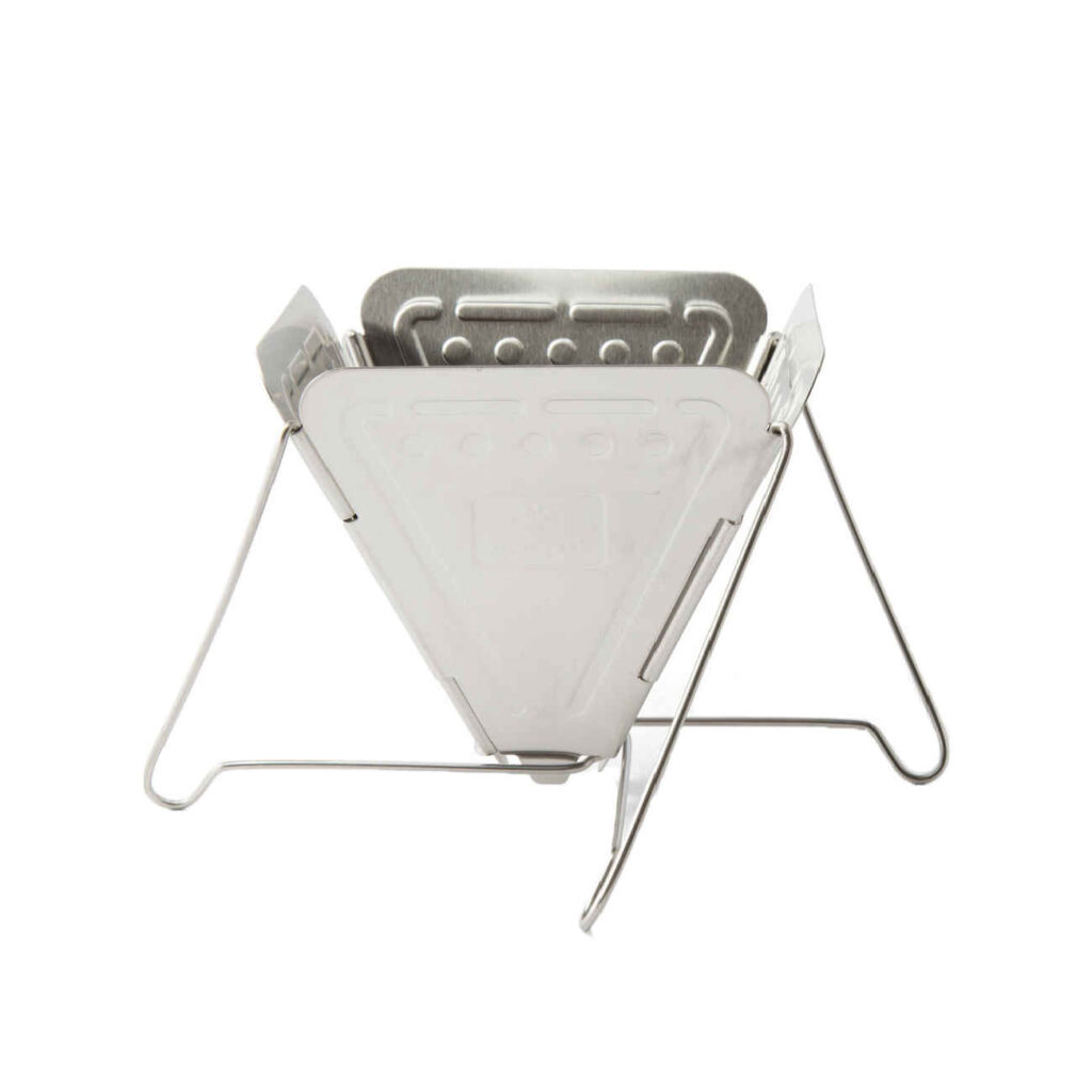 Grill de Feu de Camp pour Cuisine en Plein Air avec Base Surélevée