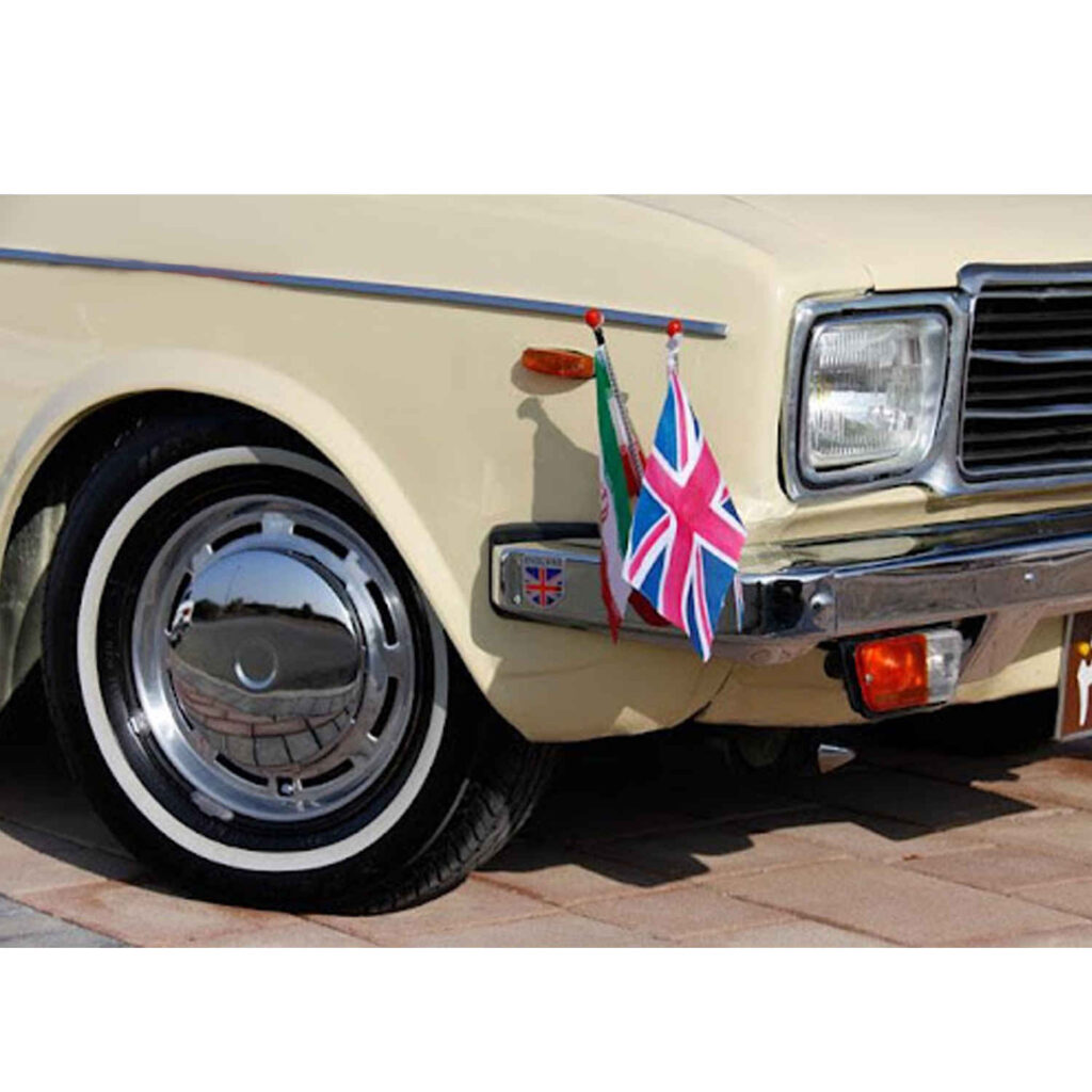 Cache-Moyeu de Roue Voiture – 13 pouces, Compatible Hilman & Paykan – Lot de 4