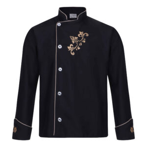 Veste de chef à manches longues pour homme – Durable et professionnel