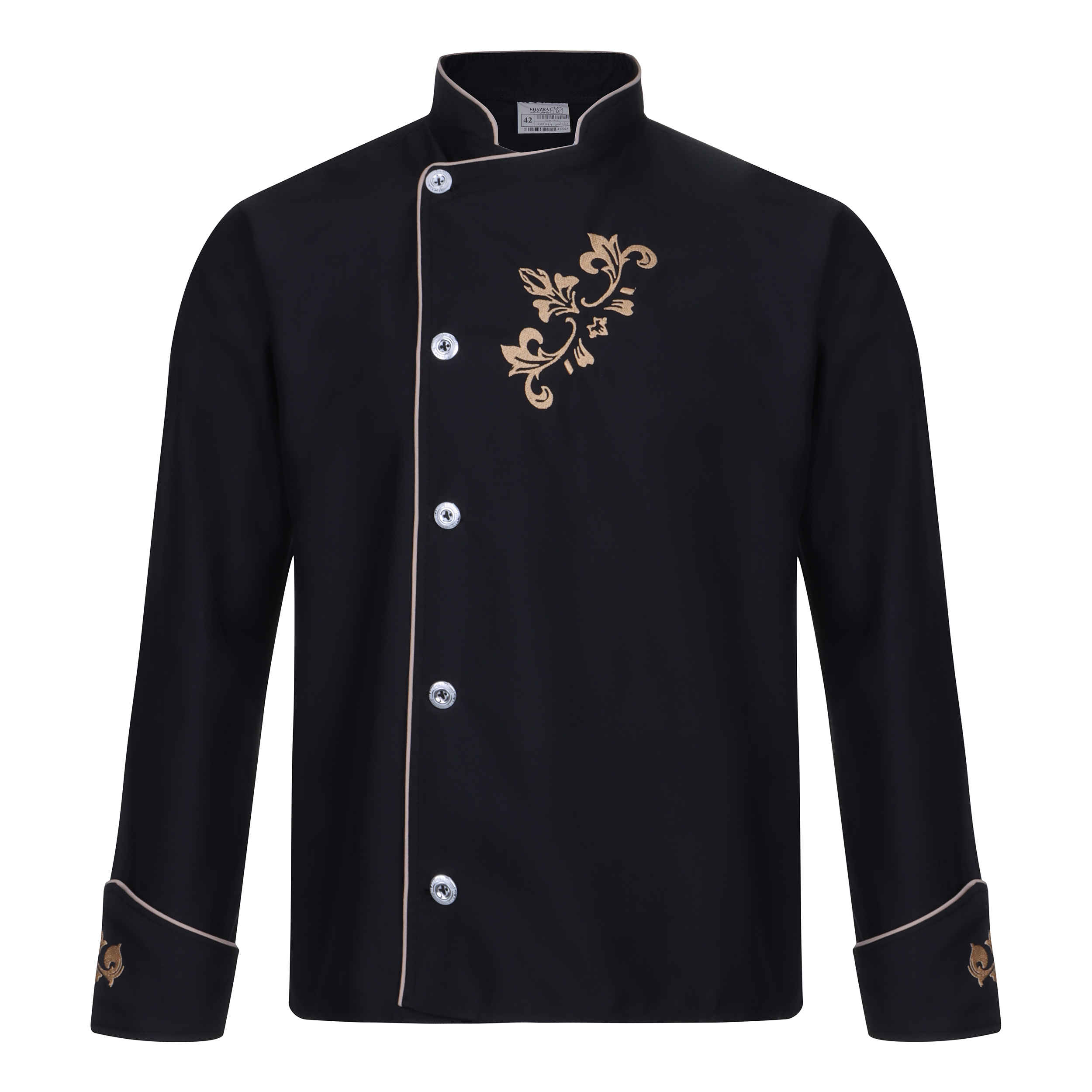 Veste de chef à manches longues pour homme – Durable et professionnel