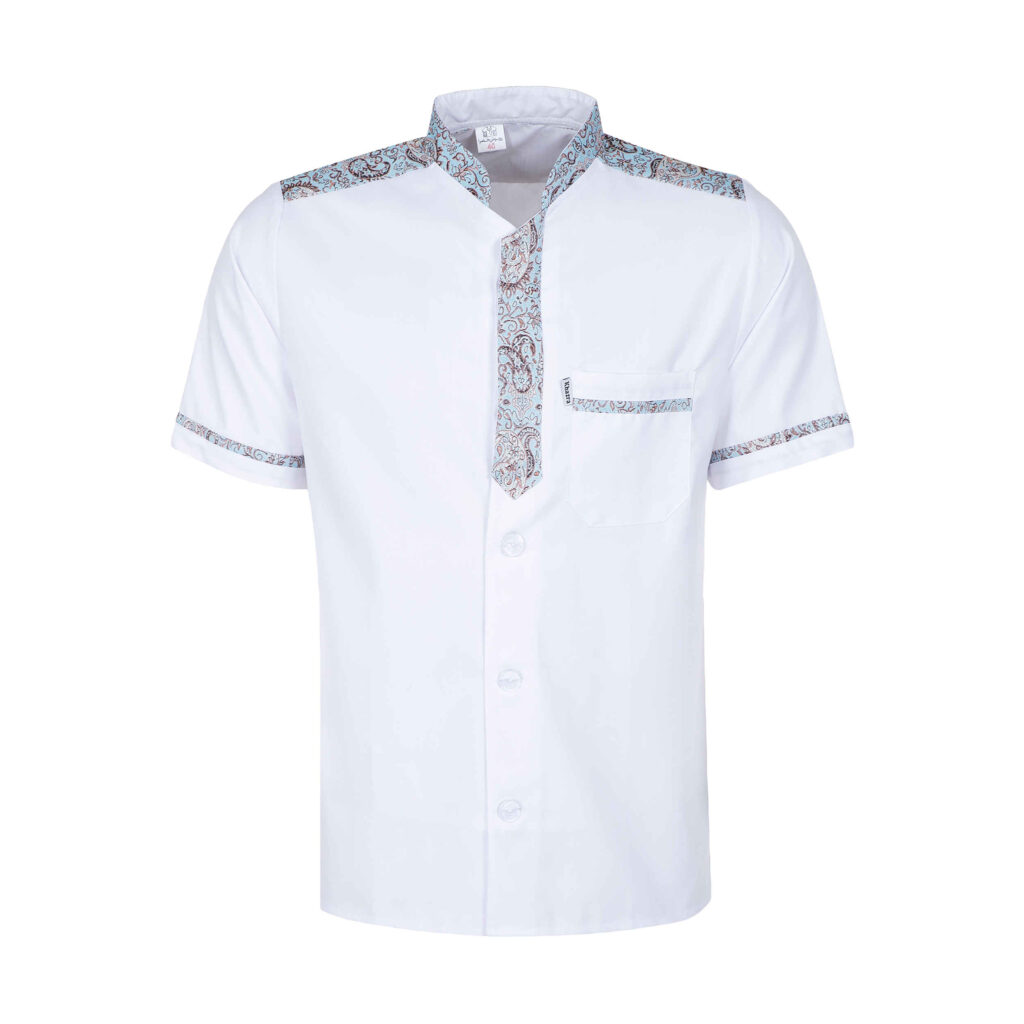 Veste de chef à manches courtes pour homme – Chic et luxueuse