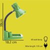 Lampe de bureau en métal avec organiseur – solution d’éclairage fonctionnelle par Karimzadeh