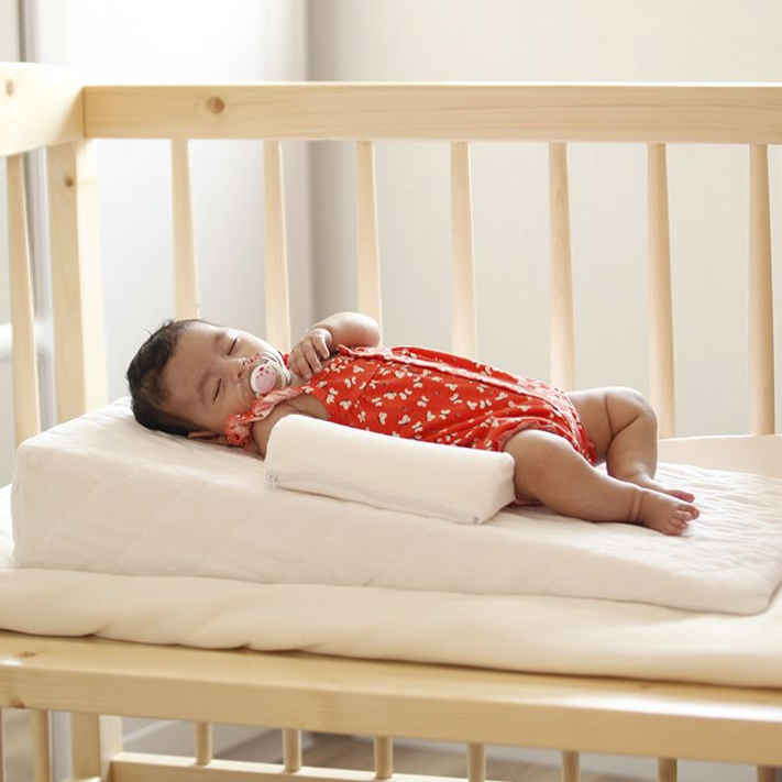 Matelas Anti-Reflux pour Bébé avec Coussins Ajustables
