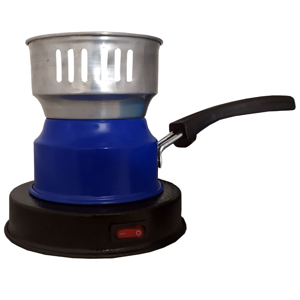 Brûleur à charbon électrique - Accessoire élégant pour usage sur comptoir