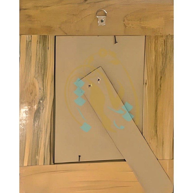 Cadre miroir en bois persan Khatamkari – Élégance et tradition