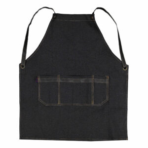 Tablier élégant de barista – Confort et chic en noir