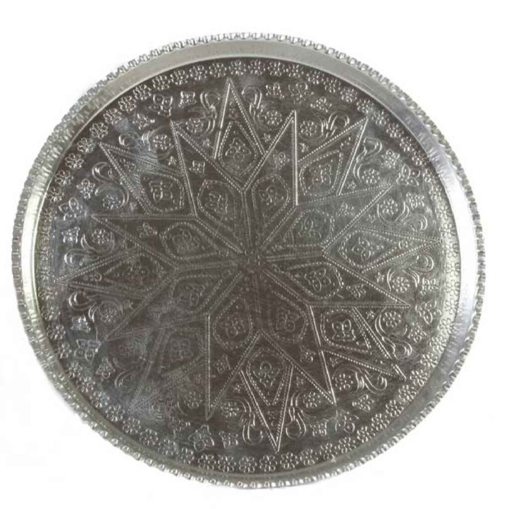 Plat de Service Persan Élégant en Cuivre Chic & Luxe