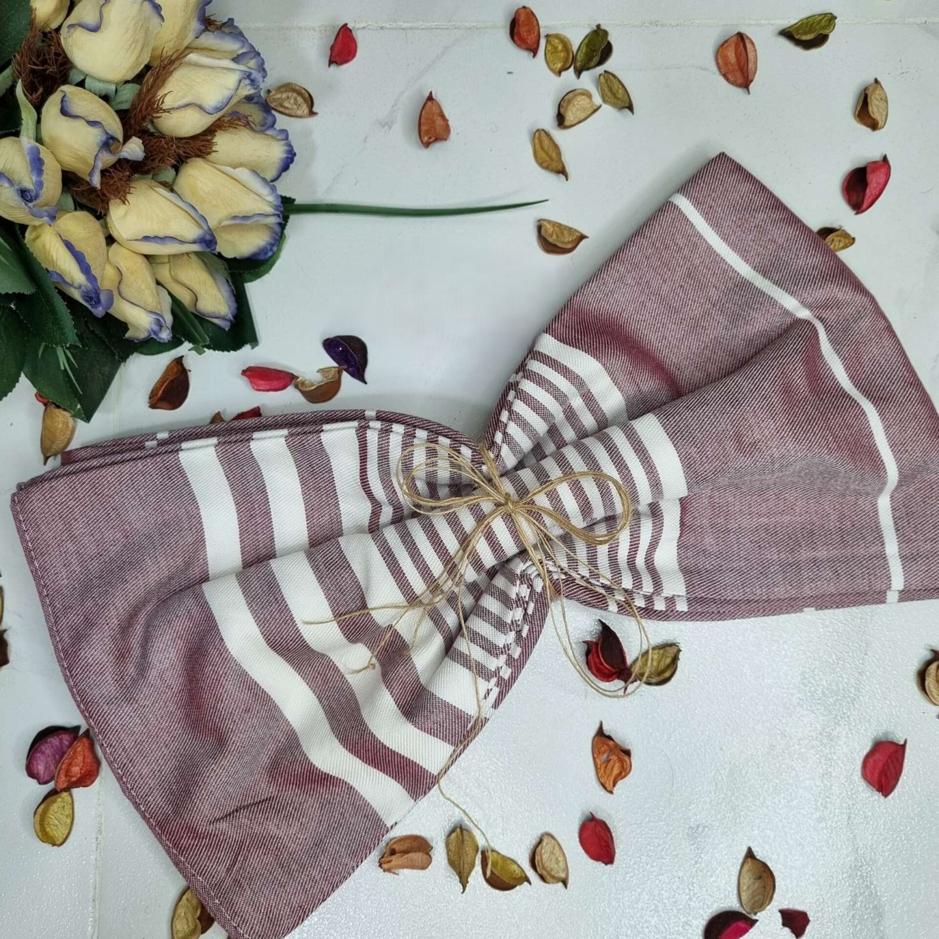 Peignoir de bain persan élégant fait main & 100% pur coton