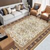 Tapis de sol intérieur élégant de style persan chic avec design floral