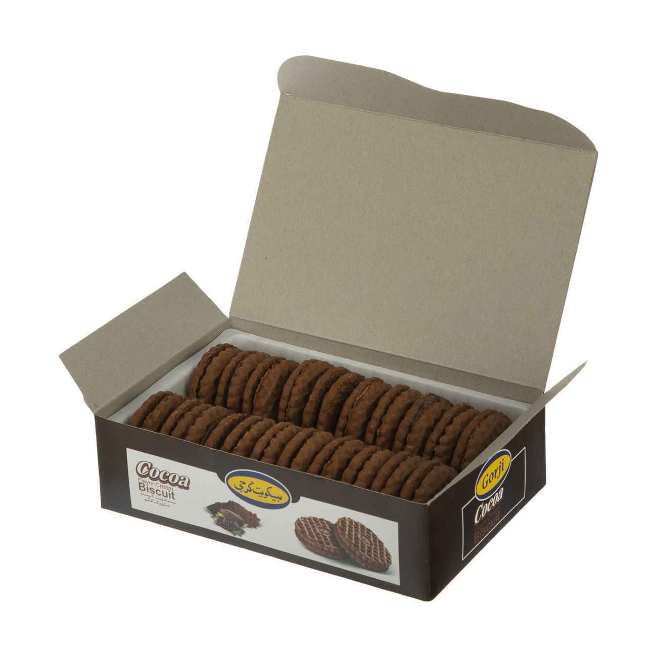 Biscuits Fourrés à la Crème au Cacao GORJI, 390g (2x)