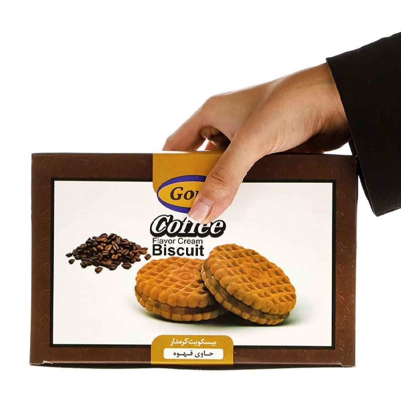 Biscuits Fourrés à la Crème au Riche Goût de Café GORJI, 370g (2x)