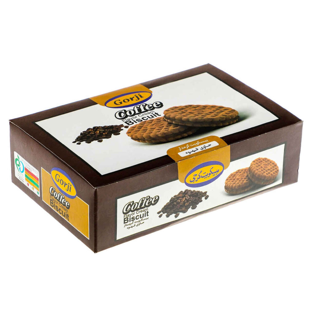 Biscuits Fourrés à la Crème au Riche Goût de Café GORJI, 370g (2x)