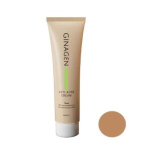 Crème Anti-Acné Teintée Ginagen 35 ml – Beige Naturel – Effet Antibactérien