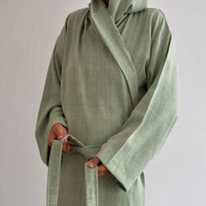 Peignoir de bain persan fait main purement 100% coton, élégance