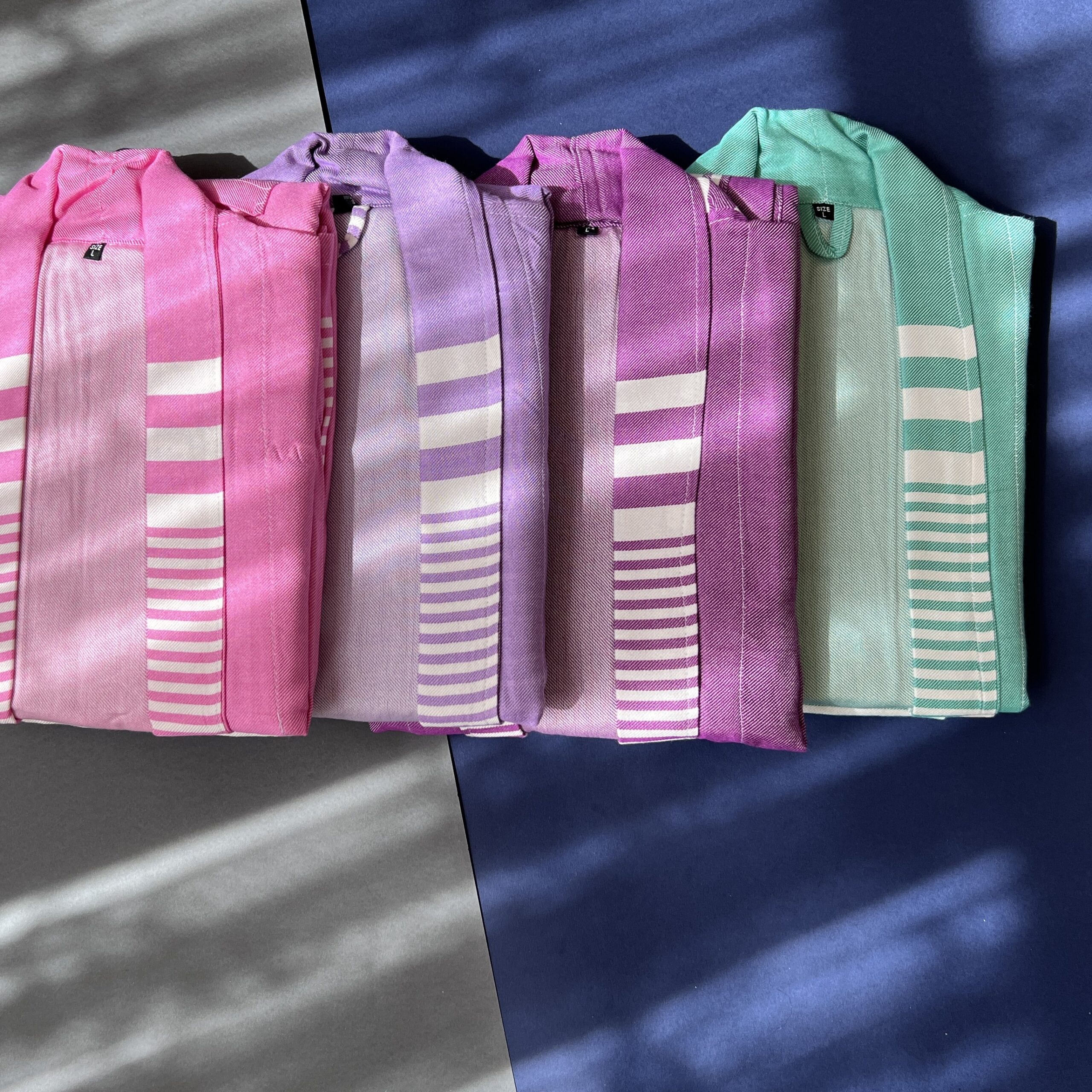 Peignoir de bain persan fait main en coton pur 100% – Élégance intemporelle