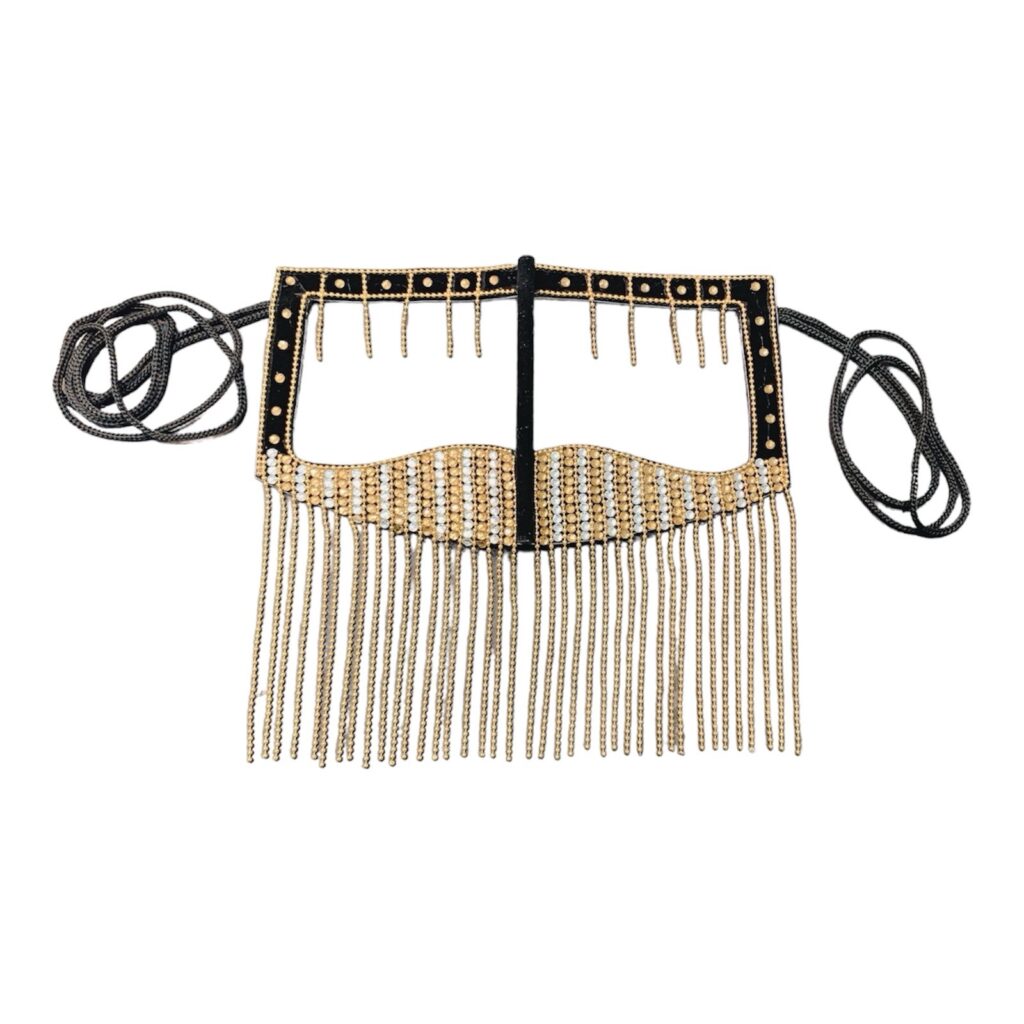 Burqa Omanienne Fait à la Main - Burqa du Golfe en Strass