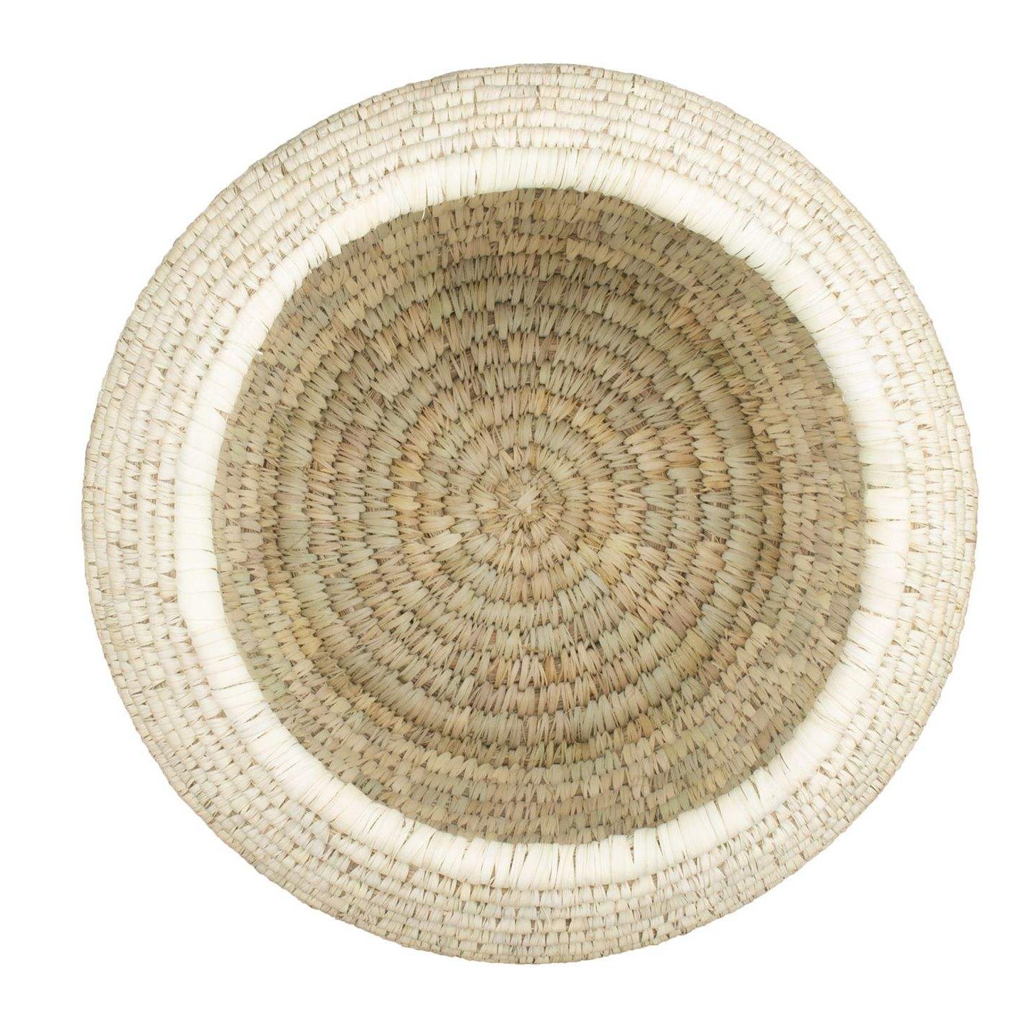 Panier en osier tissé à la main pour l’organisation avec couvercle