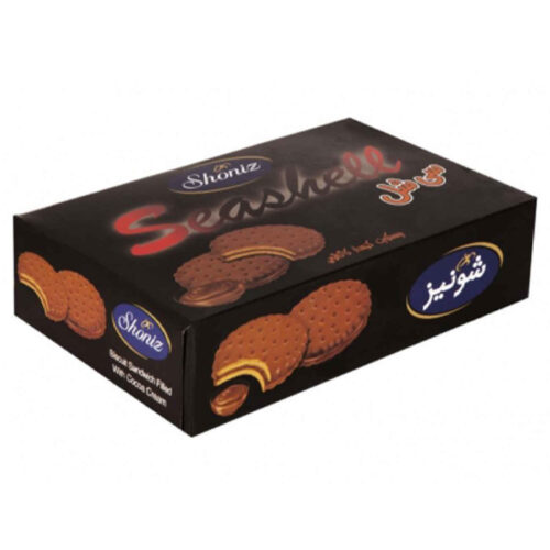 Biscuit Iranien Fourré à la Crème au Cacao – Coquillage C de Shoniz – 560 g