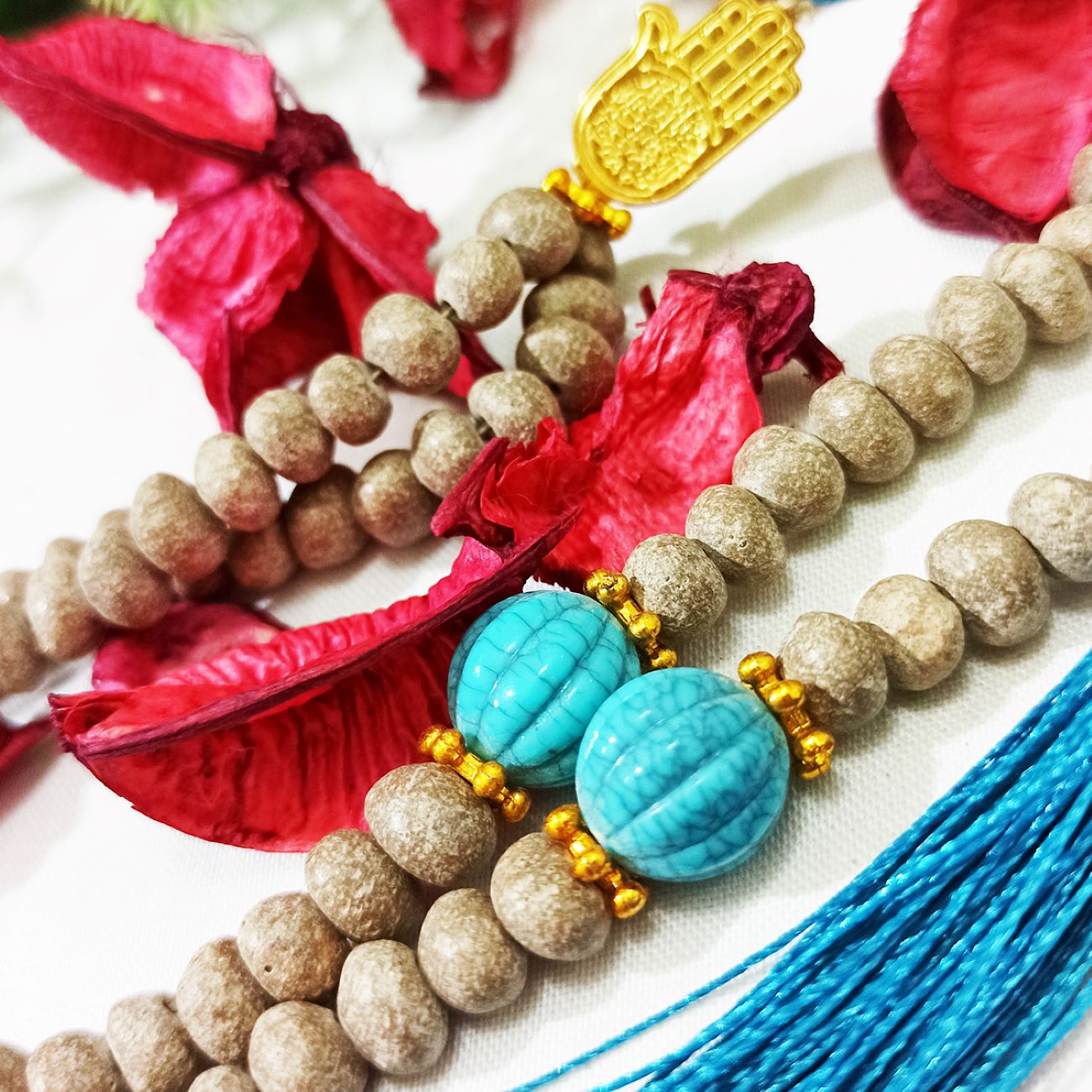 Chapelet islamique de Karbala avec terre sacrée (Khak-e-Shifa) pour chiite Artaios