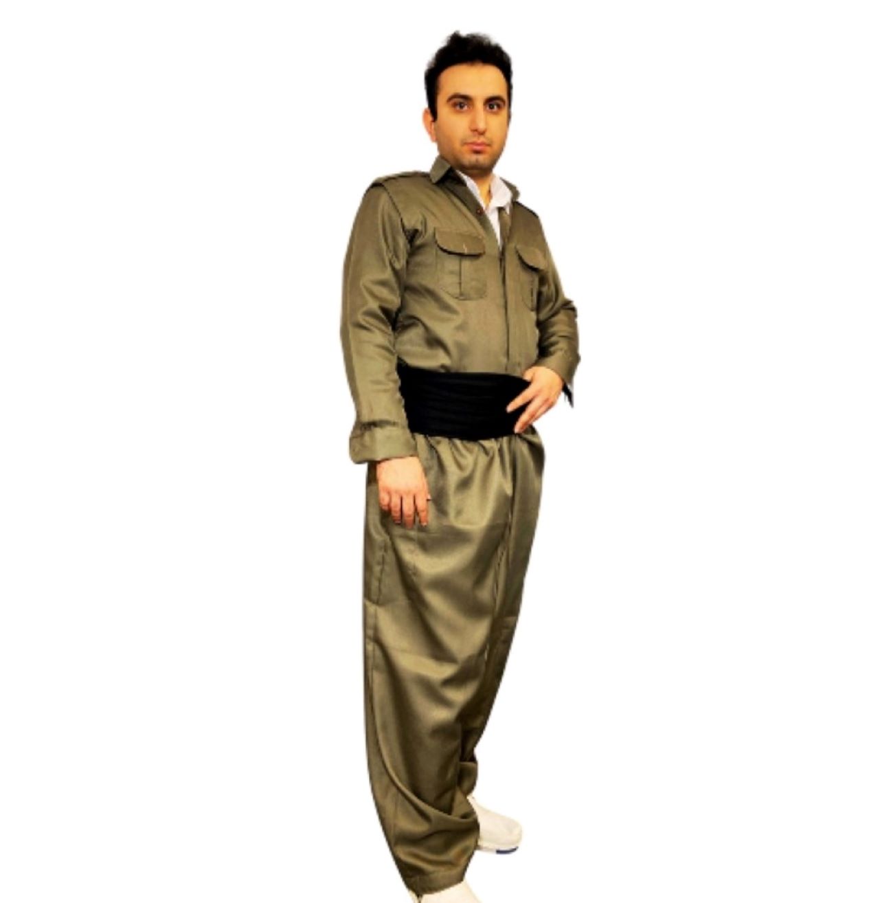 Vêtements Kurdes pour Hommes avec Pishtwen - Maleki Bronze