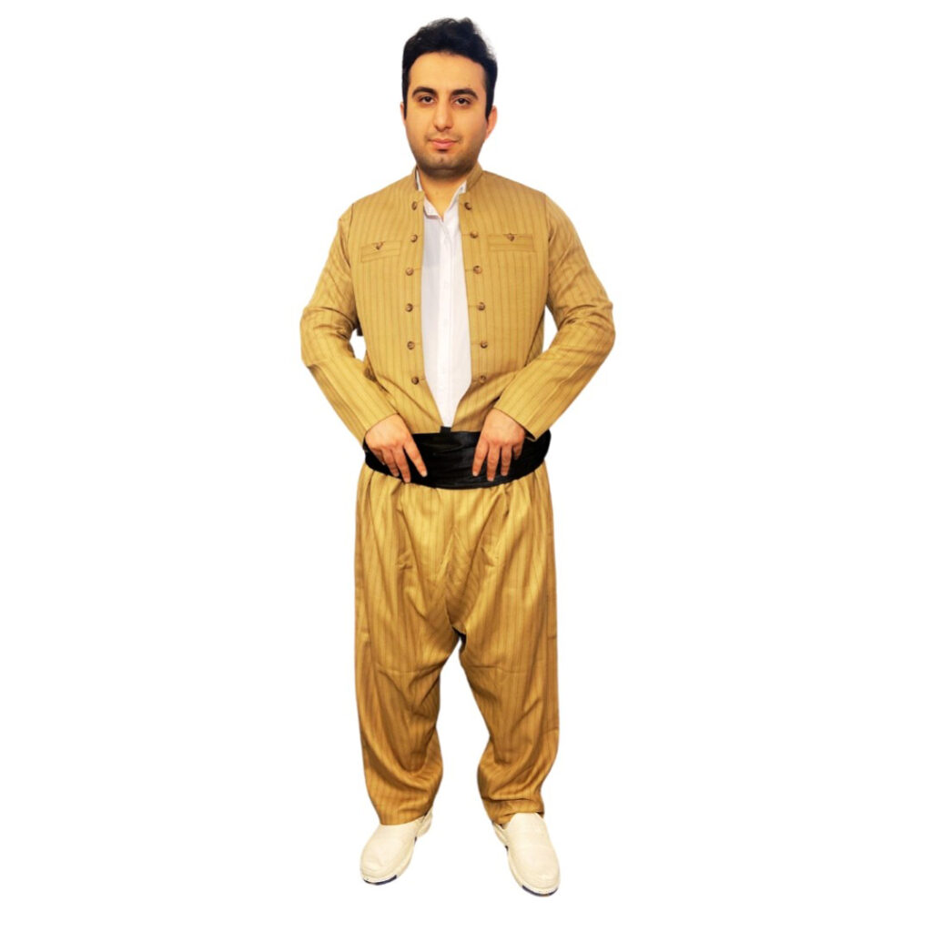 Vêtements Kurdes pour Hommes avec Pishtwen Modèle Maleki
